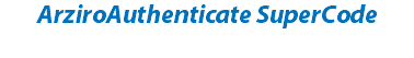 ArziroAuthenticate SuperCode