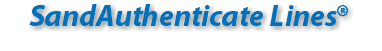 SandAuthenticate Lines®